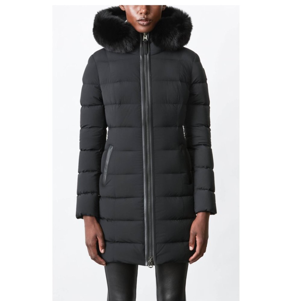 Mackage Winter Calla Jacket / Parka with Fox Fur hood, NWT,  size medium